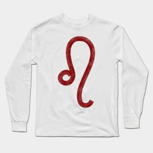 Red Leo Long Sleeve T-Shirt